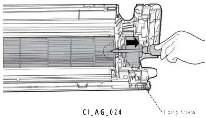 SAMSUNG AR12AGHQAWKXST - Fan motor and fan - 3