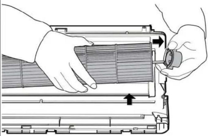 SAMSUNG AR12AGHQAWKXST - Fan motor and fan - 2