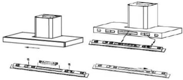 Bröhn BRR129900 - Replacing the bulb: Model BRR129 900 \*LED strip\* - 1