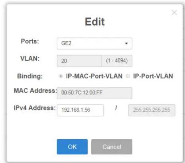 Draytek VigorSwitch P1085 - IV-3-2 IMPV Binding - 2