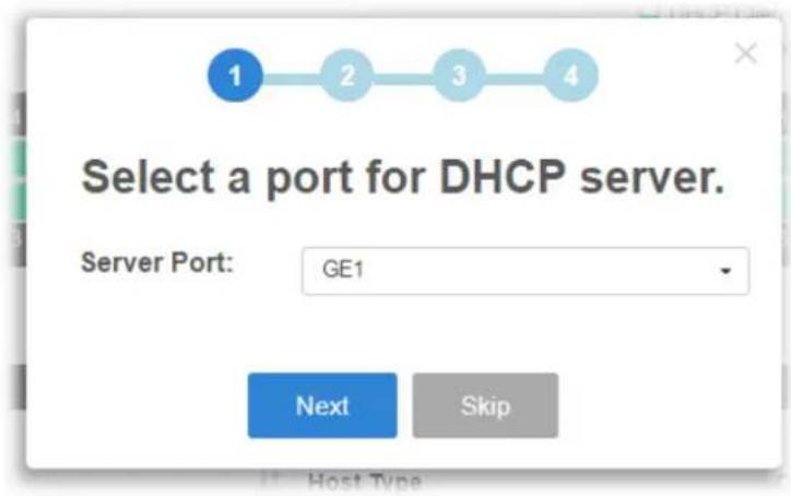 Draytek VigorSwitch P1085 - IP Conflict Prevention Setup Wizard - 1