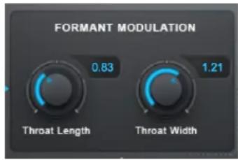 ANTARES ARTICULATION Evo - Formant Modulation Controls - 1