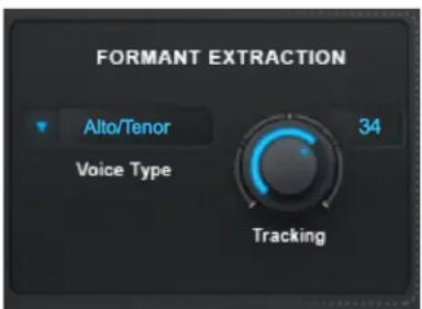 ANTARES ARTICULATION Evo - Formant Extraction Controls - 1
