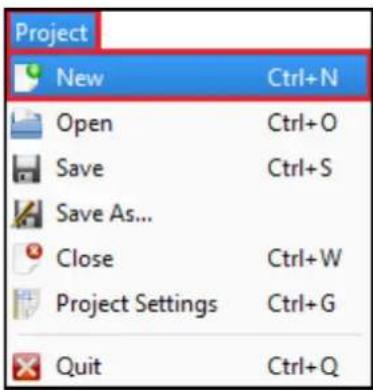 Emko proop4.eco - J.1. Create A New Project - 1