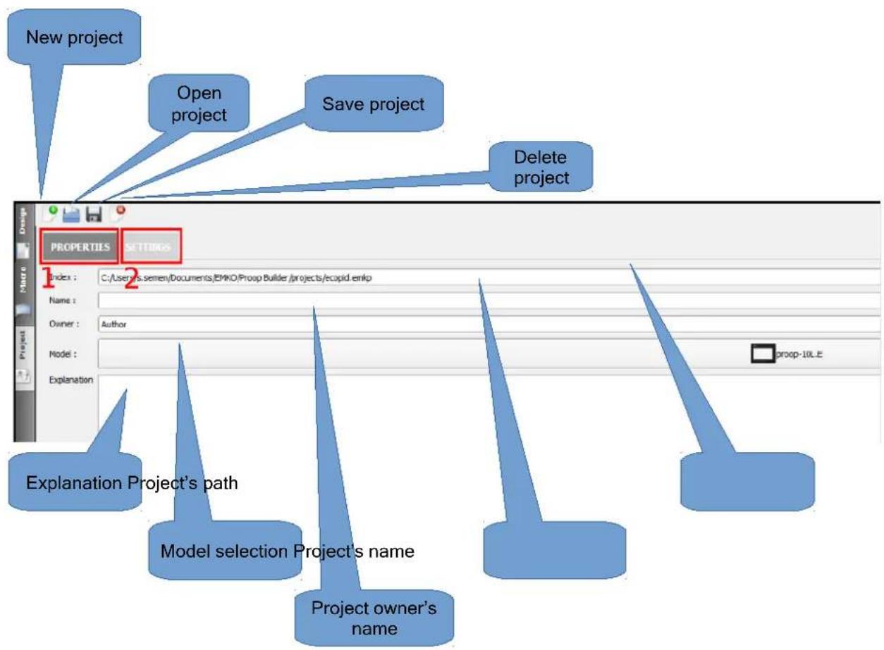 Emko proop4.eco - B.1.1.1. Project Settings - 1