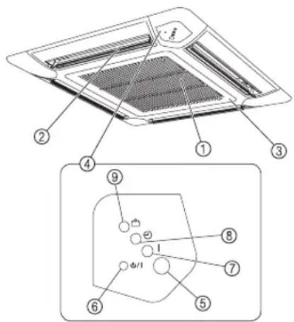 Technical diagram of a solar panel with numbered components and labeled parts in Chinese