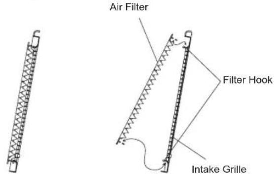 Air Filter Filter Hook Intake Grille