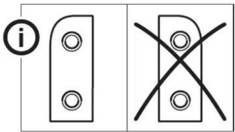 Diagram showing two electrical component symbols: one with a circled 'i' and the other with crossed lines.