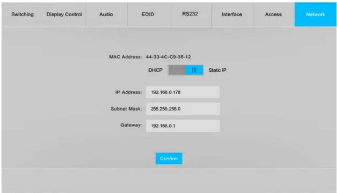 Alfatron ALF-SCU61E - Network Tab - 1