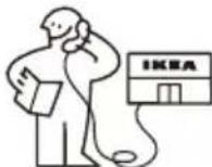 IKEA LAGAN 505.061.01 - Τρόπος επικοινωνίας για αιτήματα επισκευών - 1