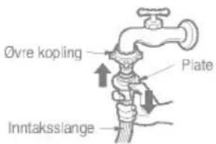 Øvre kopling Plate Inntaksslange