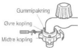 Gummipakning Øvre kopling Midtre kopling