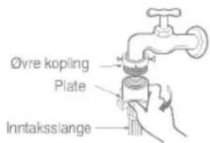 Øvre kopling Plate Inntaksslange