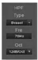BLAUPUNKT MPD 101280 A - Crossover Frequency Setting : - 1