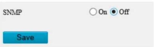 SNMP On Off Save