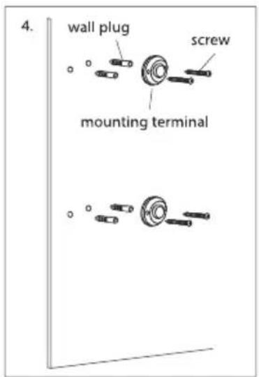 4. wall plug screw mounting terminal