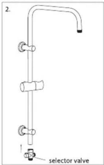 2. selector valve