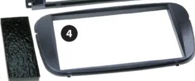 Exterior view of a black rectangular electronic device with a textured base and a circular badge labeled '4' (no text or symbols on the device itself)