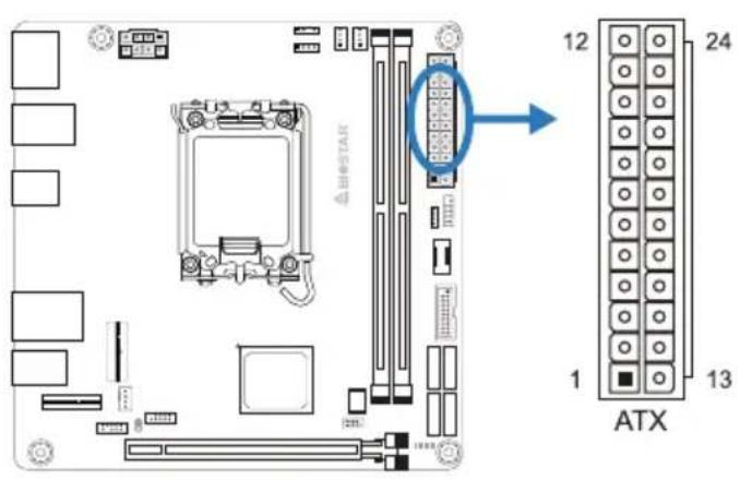 BIOSTAR B760T-SILVER - ATX: ATX电源接口 - 1