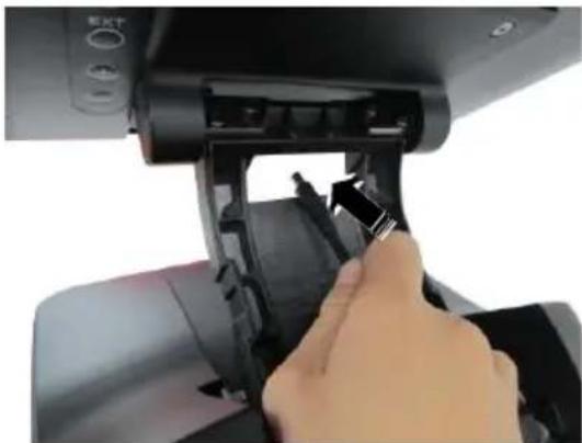 Posiflex TM-5116P - Connecting Power Adapter and I/O Cables - 7