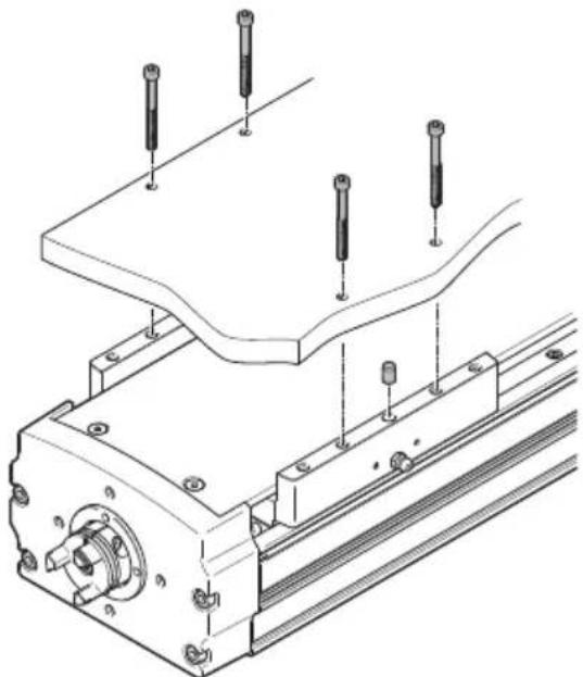 Festo ELGT-BS-120-550-20P - Risk of Injury due to Unexpected Movement of Components - 1