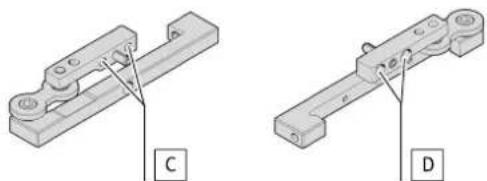 Festo DARD-L8-25-S - Hole for spring pin (B) - 3