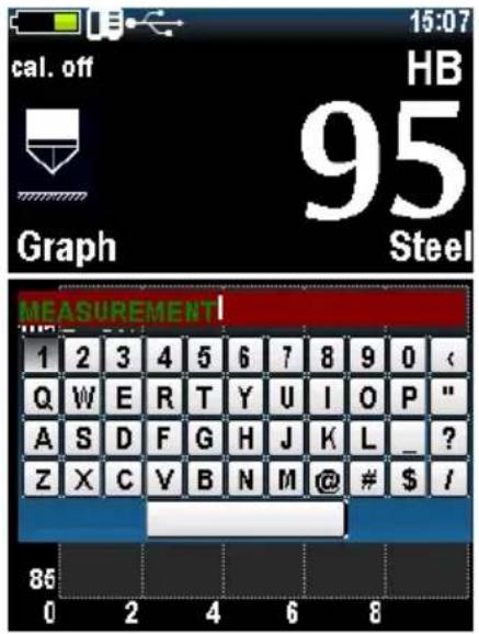 cal. off HB 95 Graph Steel MEASUREMENT 1 2 3 4 5 6 7 8 9 0 < Q W E R T Y U I O P " A S D F G H J K L _ ? Z X C V B N M @ # $ / 85 0 2 4 6 8