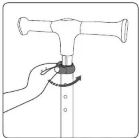 SereneLife SLKSC26PR - Handlebar Height Adjustment - 3