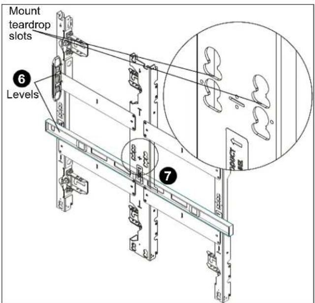 Mount teardrop slots Levels 6 7