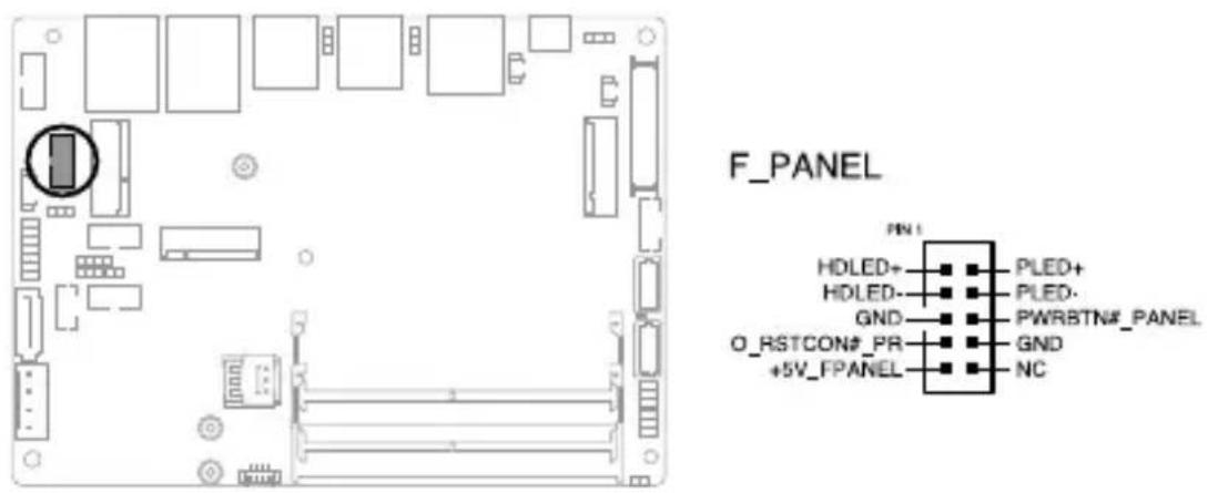 ASUS EBS-S500W - System Panel connector - 1