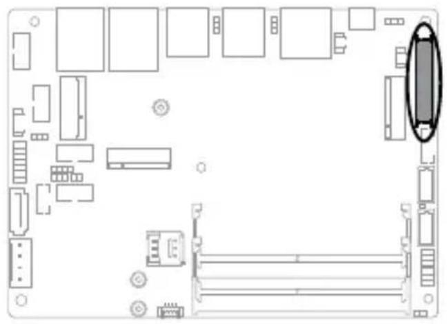 ASUS EBS-S500W - LVDS connector - 1