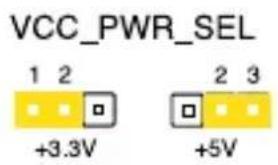 VCC_PWR_SEL 1 2 +3.3V 2 3 +5V