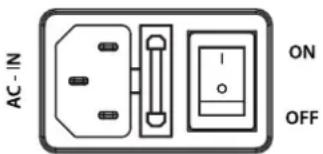 Postium OBM-U31IP - H : AC IN terminal - 1