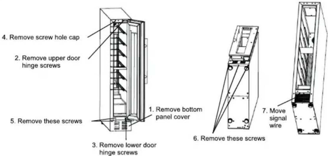Equator WR 09 SL - Door Reversal - 1