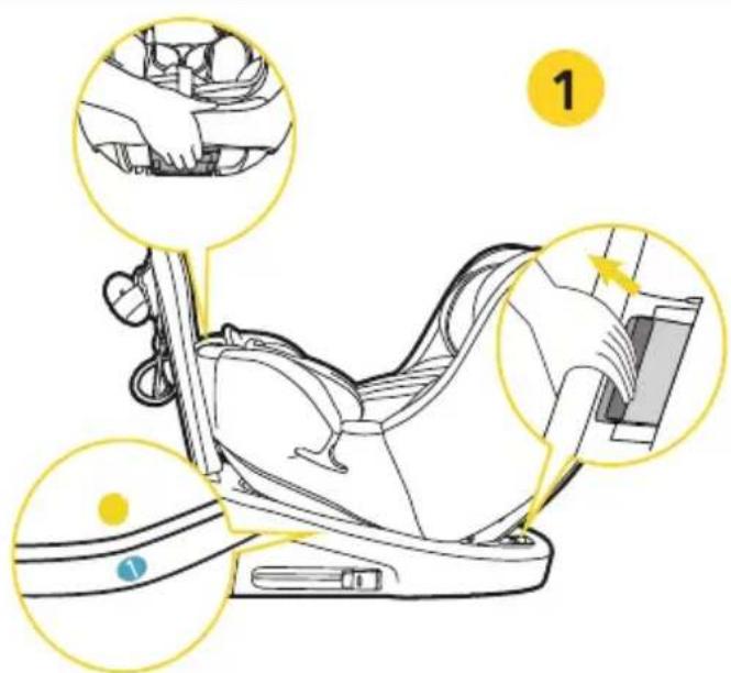 SAFETY 1ST I-Nxt 360° - Instalación i-Size (40-87 CM) hasta 13 kg - 3
