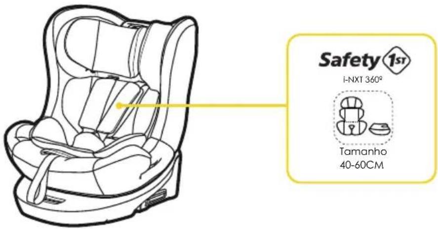SAFETY 1ST I-Nxt 360° - Instalação i-Size (76-105 CM) 9 a 18 kg - 2