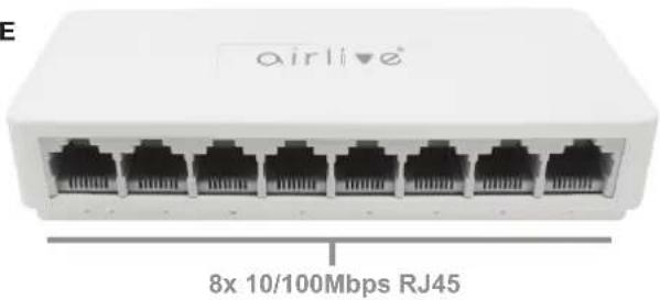 airlive® 8x 10/100Mbps RJ45