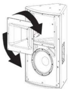 QSC MD-FP152-64r - How to Rotate the Horn - 4