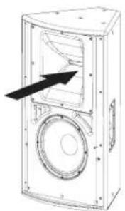 QSC MD-FP152-64r - How to Rotate the Horn - 5