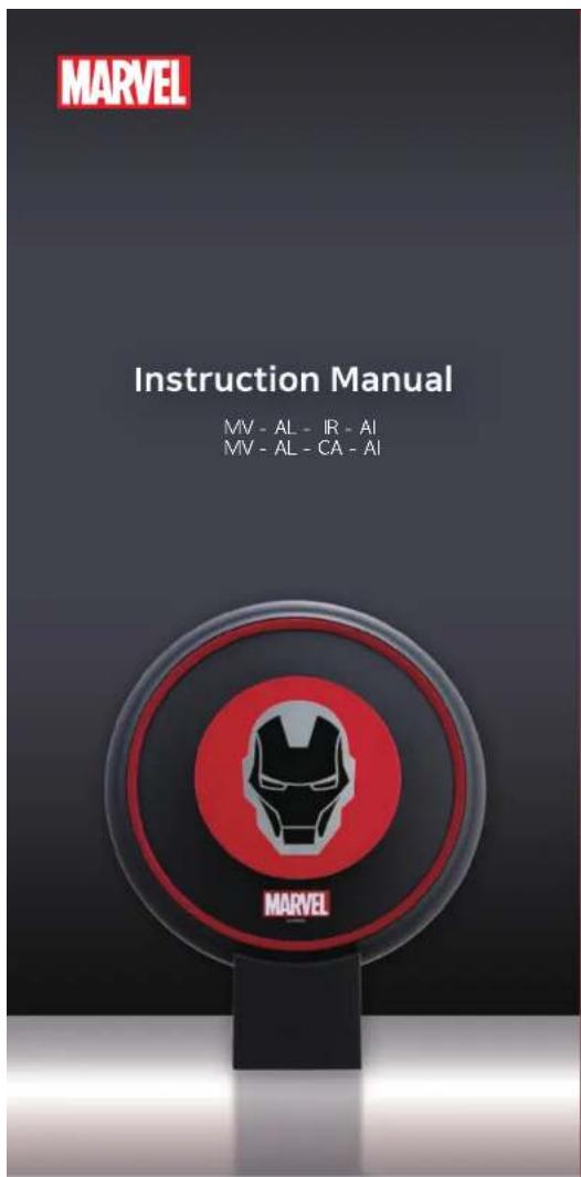 MARVEL Instruction Manual MV - AL - IR - AI MV - AL - CA - AI