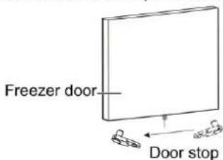 Freezer door Door stop