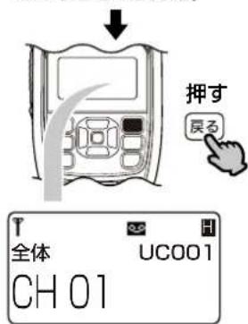 押す 戻る 全体 UC001 CH 01