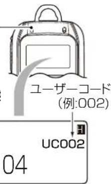 ユーザーコード (例:002) UC002 04