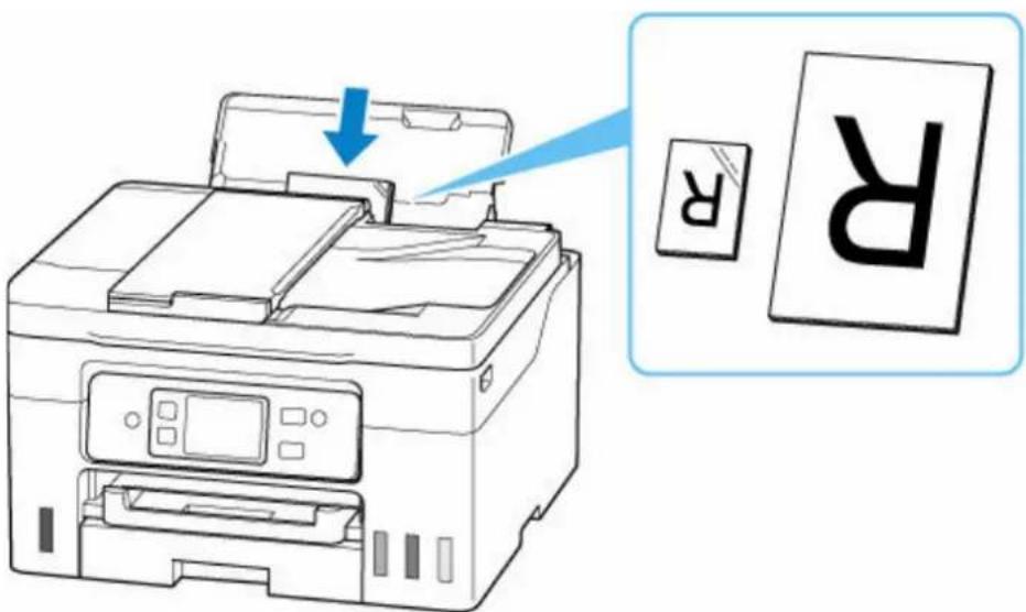 CANON MAXIFY GX4050i - Åpne bakskuffdekselet (A) og dra opp papirstøtten (B). - 4