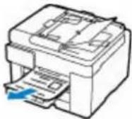 CANON MAXIFY GX4050i - Når Kun faks-modus (Fax only mode) er valgt: - 1