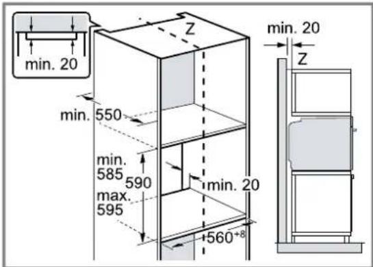 PITSOS PH23M41X4 - Τοποθέτηση σε ένα ψηλό ντουλάπι - 1