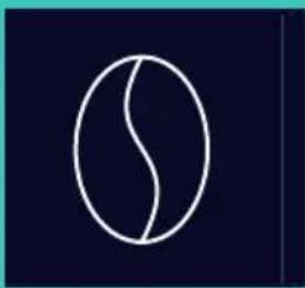 Simple white line drawing of a stylized yin-yang symbol on a dark background (no text or symbols).
