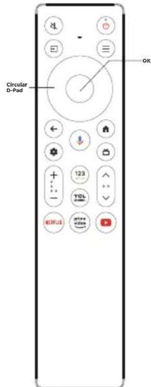 TCL 65P6L - Fjernkontrollfunksjoner - 2