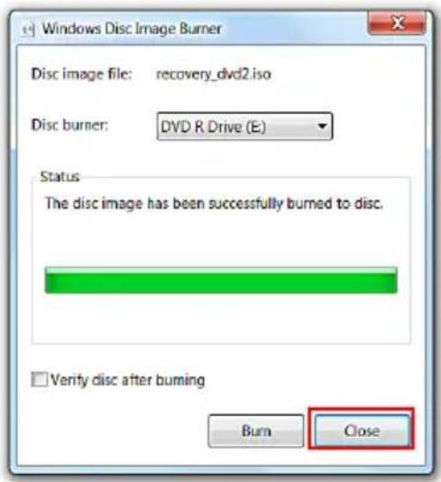 MSI Wind Top AE2282-001EU - Creating System Recovery Disc - 9