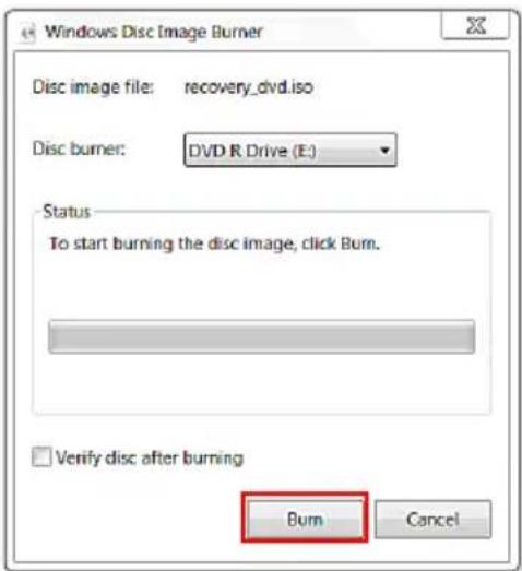 MSI Wind Top AE2282-001EU - Creating System Recovery Disc - 7